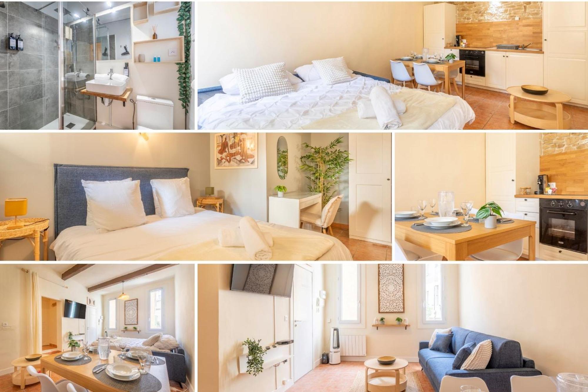 Le Petit Saint Esprit - Centre Ville - Calme - Lumineux - Fibre Aix-en-Provence Exteriör bild