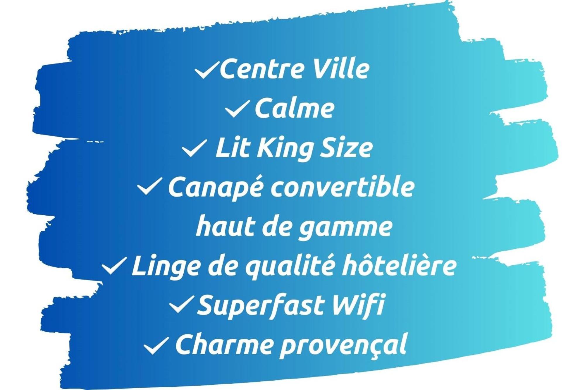 Le Petit Saint Esprit - Centre Ville - Calme - Lumineux - Fibre Aix-en-Provence Exteriör bild